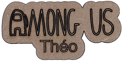 Magnet - Jeu vidéo Among us personnalisable